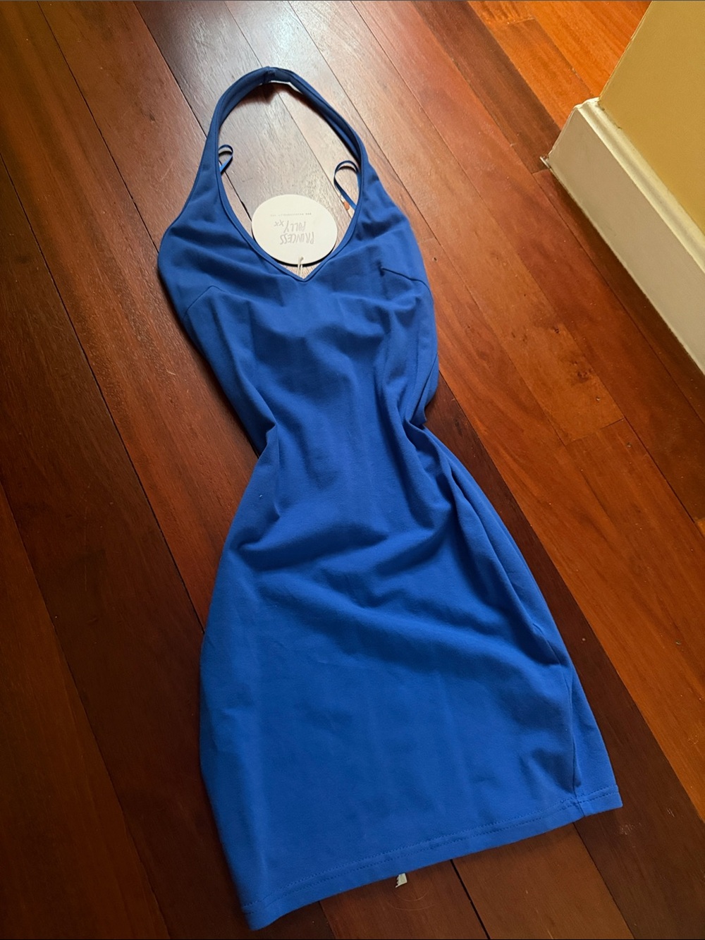 Princess Polly Cobalt Blue Backless Halter Bodycon Dress